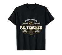 Lucky PE Teacher Raising Champions Physical Education Value Graphic T-Shirt
