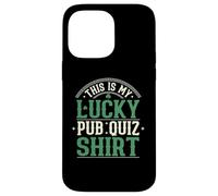 Lucky Pub Quiz Team Leader Costume for Quizmaster Fun Case for iPhone 14 Pro Max