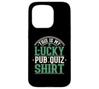 Lucky Pub Quiz Team Leader Costume for Quizmaster Fun Case for iPhone 15 Pro