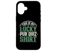 Lucky Pub Quiz Team Leader Costume for Quizmaster Fun Case for iPhone 16