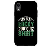 Lucky Pub Quiz Team Leader Costume for Quizmaster Fun Case for iPhone XR