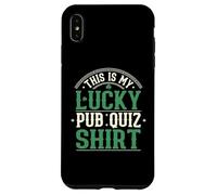 Lucky Pub Quiz Team Leader Costume for Quizmaster Fun Case for iPhone XS Max