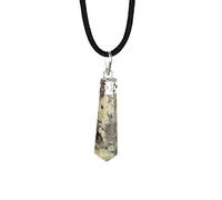 Lucky Rare Dalmatian Jasper Pendulum Pendant