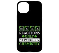 Lucky Reactions Only St. Patrick’s Chemistry Science Teacher Case for iPhone 15 Plus