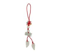 Lucky Real Jade Phone Charm Chinese Year of The Sheep