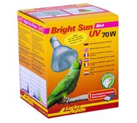 Lucky Reptile Bright Sun UV Bird Metal Halide Lamp for E27 Bases - Daylight Spectrum Lamp for Birds - UVA and UVB Radiator, Multicoloured, 70 W