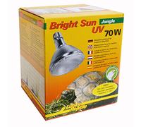 Lucky Reptile Bright Sun UV Jungle - 70 W metal halide lamp for E27 sockets - terrarium lamp with daylight spectrum - heat lamp with UVA & UVB radiation - UV lamp for tropical reptiles