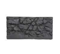 Lucky Reptile Rock Background - Scape It Easy - Basalt Grey, 78 x 38 cm, Suitable for Starter Kits 80 cm
