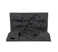 Lucky Reptile Rocky Canyon (2 Pieces) - Scape It Easy - Basalt Grey, 48 x 25 x 29 cm, for Starter Kits 50 cm