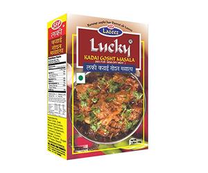 Lucky Royal Kadhai Gosht Masala - Classic Indian Curry Masala | No Artificial Colors| Easy to Cook | Rich Gravy Mix | Signature Masala for Mutton Curry | Ready-to-Cook Spice Blend |50g.x3 [Pack of 3]