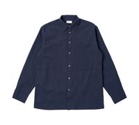 Lucky Seersucker shirt Navy blue S