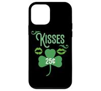 Lucky Shamrock Green Clover Kisses 25 Cents St Patrick's Day Case for iPhone 12 mini