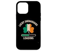Lucky Shenanigans Loading St Patrick’s Day Funny Shamrock Case for iPhone 12 mini