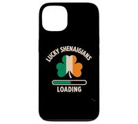 Lucky Shenanigans Loading St Patrick’s Day Funny Shamrock Case for iPhone 13