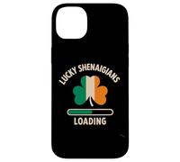 Lucky Shenanigans Loading St Patrick’s Day Funny Shamrock Case for iPhone 14 Plus