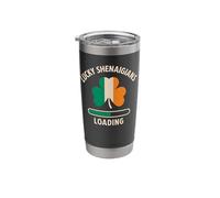 Lucky Shenanigans Loading St Patrick’s Day Funny Shamrock Stainless Steel Insulated Tumbler