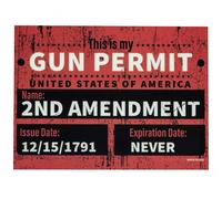 Lucky Shot Magnet - Gun Permit