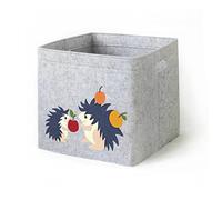 Lucky Sign - Toy Storage Box for Kids Aminal Theme Closet Organizer, 33x33x30cm - Hedgehog