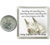 Lucky Sixpence Age 10+ for the Bride to be. Coin for Wedding Day shoe, great present idea.