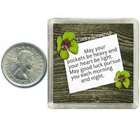 Lucky Sixpence Coin Good Luck Charm Gift, great present idea for Birthday, Xmas, Retirement , Exams, Wedding, Anniversaries, Suitable for Husband, Wife, Friends or Colleagues