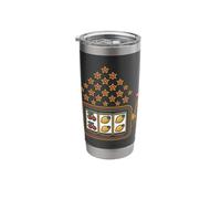 Lucky Slot Machine Stars Stainless Steel Insulated Tumbler