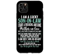 Lucky Son In Law Awesome Mother In Law Family Humor Child Case for iPhone 11 Pro Max