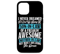 Lucky Son In Law Awesome Mother In Law Family Humor Child Case for iPhone 12/12 Pro
