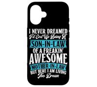 Lucky Son In Law Awesome Mother In Law Family Humor Child Case for iPhone 16