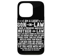 Lucky Son In Law Awesome Mother In Law Favorite Child Case for iPhone 13 Pro
