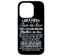 Lucky Son In Law Mother In Law Funny Family Humor Child Case for iPhone 14 Pro