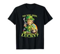 Lucky Squinting Leprechaun Parade Tee T-Shirt