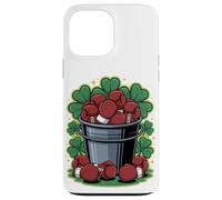 Lucky St. Patrick's Day Boxing Gloves Bucket Clover Case for iPhone 13 Pro Max