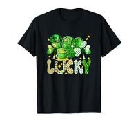 Lucky St. Patrick's Day Parade Leopard Heart Shamrocks Coin T-Shirt