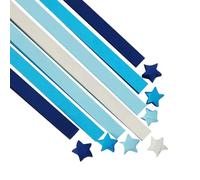 Lucky Star Paper Gradient Paper 1350 Sheets - Double Sided Cute Craft Paper for Handmade Lucky Star Decoration, Craft Crafts