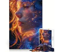Lucky Stardust Goddess Jigsaw Puzzle 1000 Piece Recall Enhancer Thick Material Pattern Assemble Birthday Gift (38x26cm)