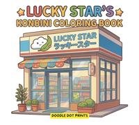 Lucky Star's Konbini Coloring Book