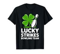 Lucky Strikes Bowling Team, Pin Bowling Player Squad T-Shirt