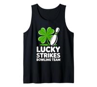 Lucky Strikes Bowling Team, Pin Bowling Player Squad Tank Top