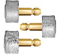 LUCKY TAIL - Dog Nail Grinder - Regular, Hard & Soft Replacement Head - Small & Large Dogs - Premium Quality - Diamond Tip Drill Bit - Professional Dog Nail Trimmers - Grooming Kit - 3 Pack