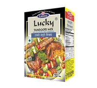 Lucky Tandoori Mix | Authentic Smoky Spice Blend for Tandoori Chicken, Paneer & BBQ | Spicy & Flavorful Blend for, Tikka, Grilled Starters & Marinades |No Preservatives | 50g.x3 [Pack of 3]