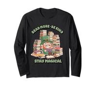 Lucky Teacher St Patrick Day Read More Be Kind Stay Magical Long Sleeve T-Shirt