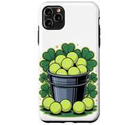 Lucky Tennis Ball Bucket St. Patrick's Day Shamrock Case for iPhone 11 Pro Max