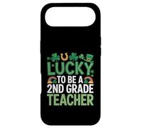Lucky to Be a 2nd Grade Teacher St Patrick's Day Shamrock Case for iPhone Air