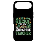Lucky to Be a 2nd Grade Teacher St Patrick's Day Shamrock Case for iPhone Air