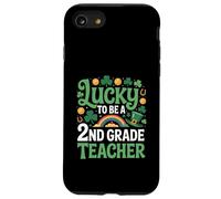 Lucky to Be a 2nd Grade Teacher St Patrick's Day Shamrock Case for iPhone SE (2020) / 7/8