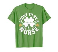 Lucky to Be A Nurse St Patricks Grateful RN Gift T-Shirt