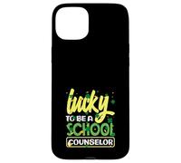 Lucky To Be A School Counselor Joyful Shamrock Spirit Case for iPhone 15 Plus