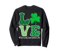 Lucky to Be a School Counselor St Patricks Day Counseling Sweatshirt