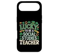 Lucky to Be a Social Studies Teacher St Patrick’s Shamrock Case for iPhone Air