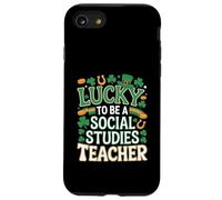 Lucky to Be a Social Studies Teacher St Patrick’s Shamrock Case for iPhone SE (2020) / 7/8